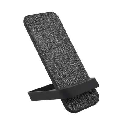 Wholesale Price Detachable Fabric Fast Wireless Charger Stand 7.5W for iPhone X 8 Plus and 10W for Samsung Galaxy S10