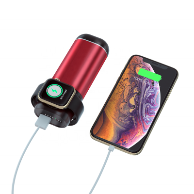 3 in 1 Wireless Charger Power Bank Compatible for iPhone XS Max and iWatch Series 5/4/3/2/1 with Built in Airpods Charging Case